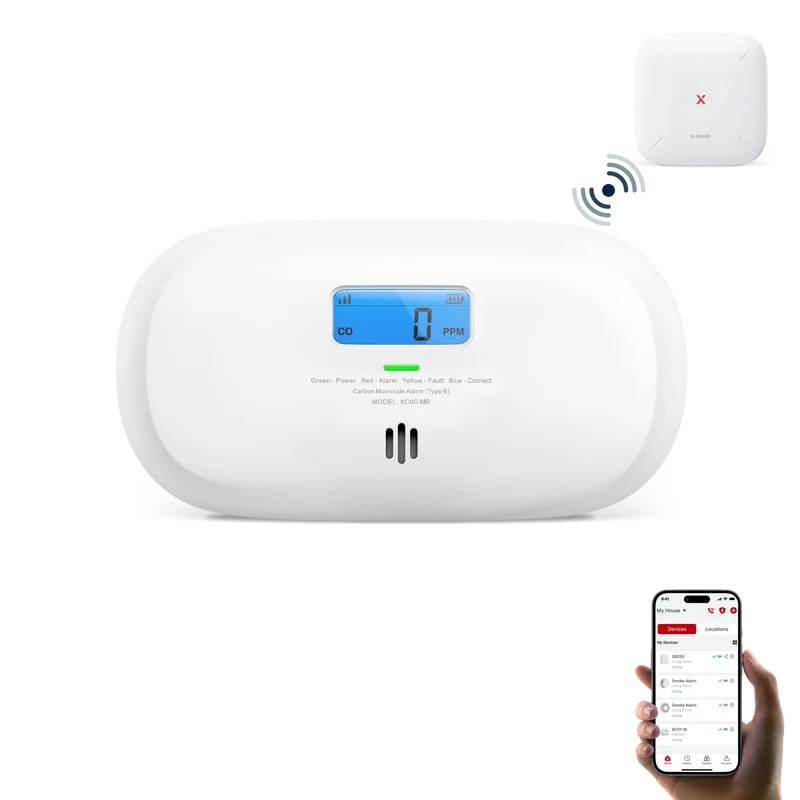 XC0C-MR Smarter Vernetzter Kohlenmonoxidmelder