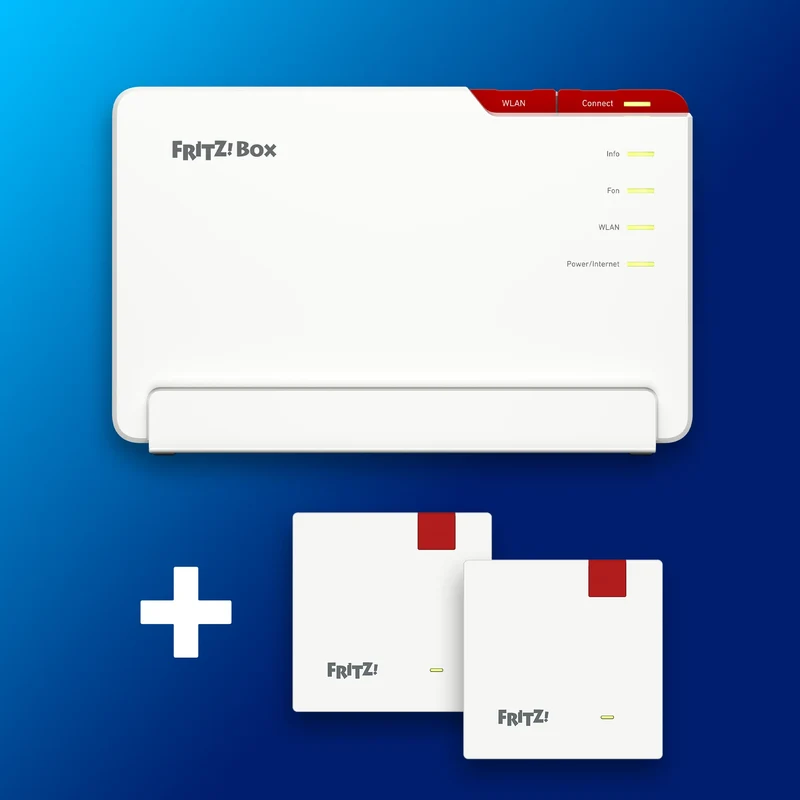 FRITZ! Wi-Fi 7 Fiber Pro Mesh Bundle