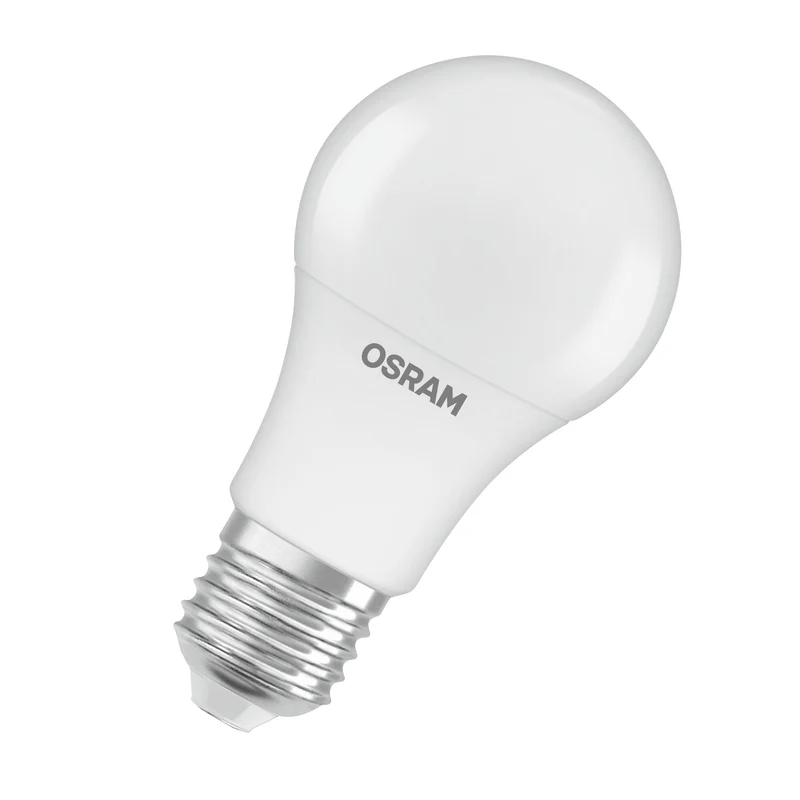 OSRAM LED Lampe Basis Classic A 4,9W 827 Matt E27, 3er Pack