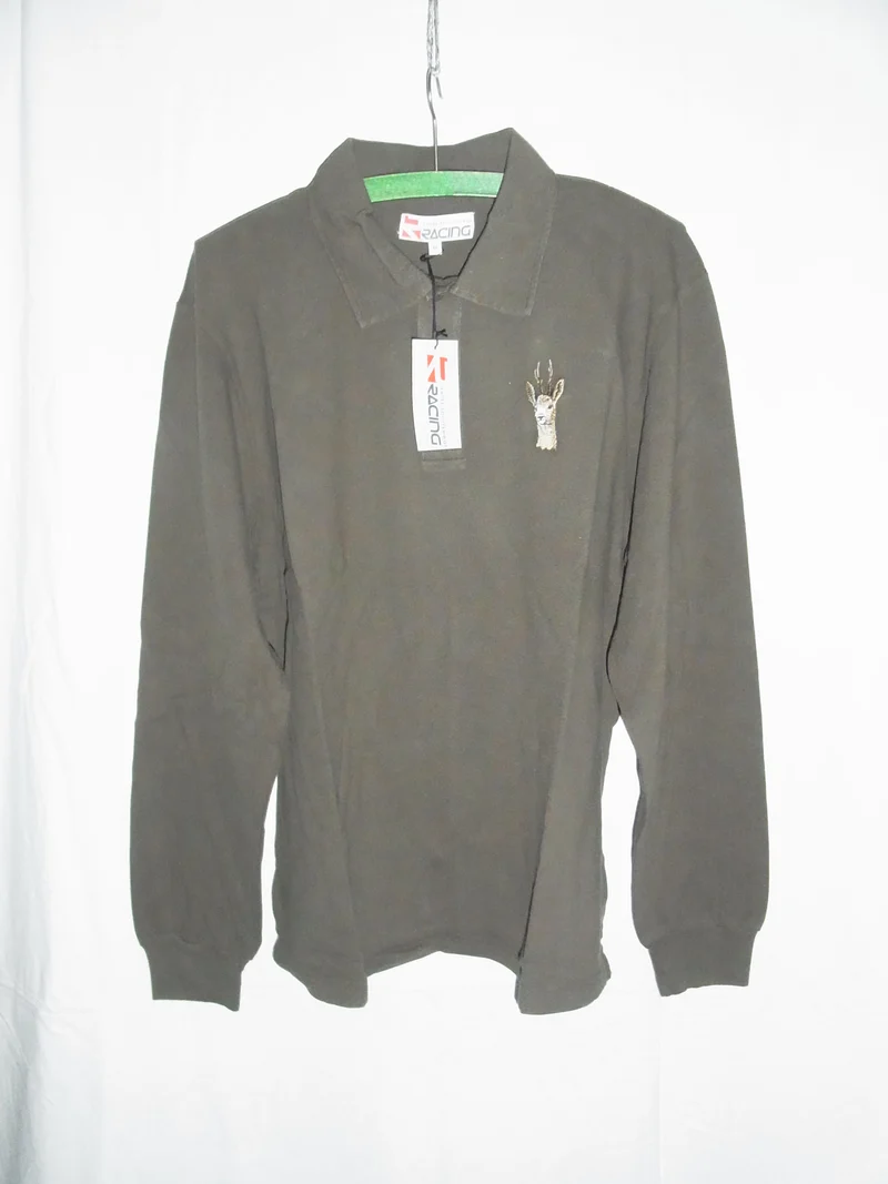 Jagd Poloshirt langarm grün