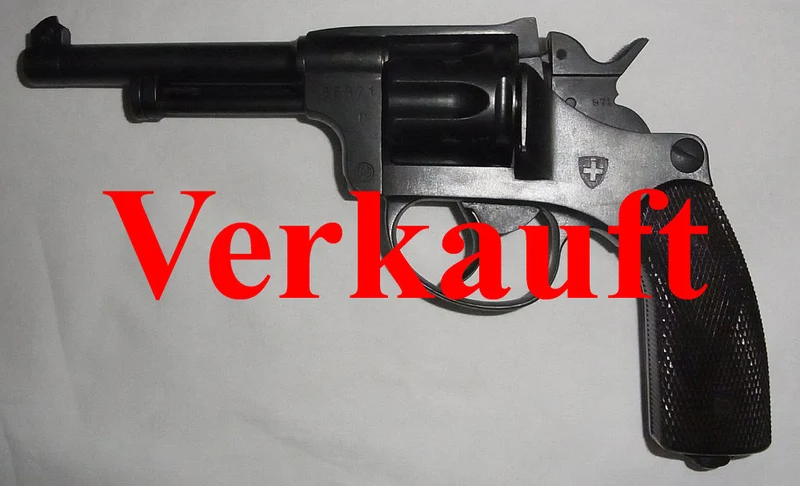 Verkauft Armee Revolver 1929 CH