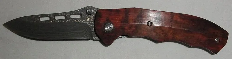 Klappmesser Damast