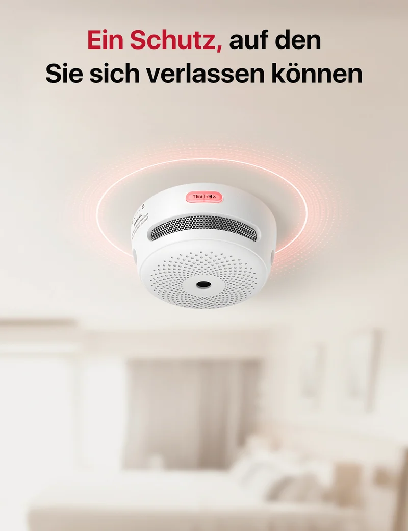 XS01 Rauchmelder mit Magnethalterung