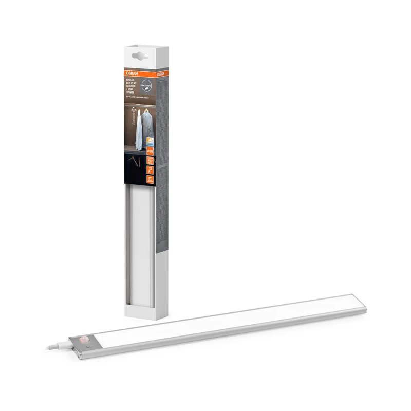 OSRAM LINEAR LED FLAT Unterbauchleuchte, USB, 40cm, 3.2W, 3000K-6500K, CCT