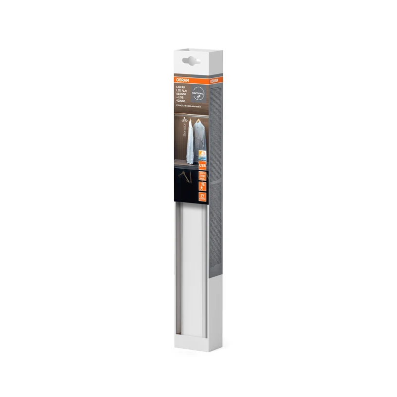 OSRAM LINEAR LED FLAT Unterbauchleuchte, USB, 40cm, 3.2W, 3000K-6500K, CCT