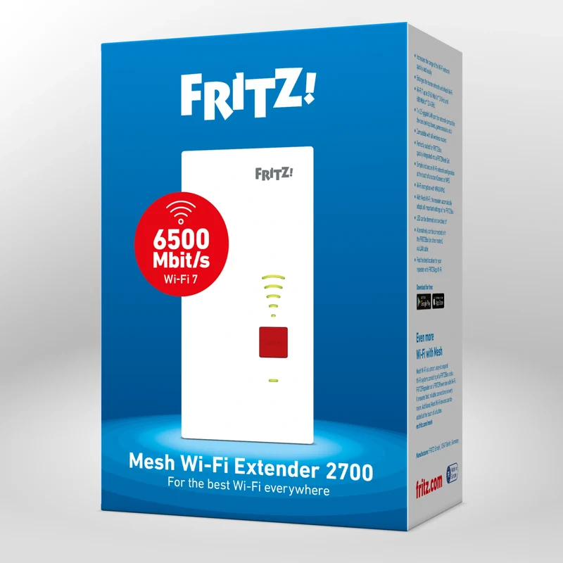 FRITZ!Repeater 2700 | Mesh Wi-Fi Extender