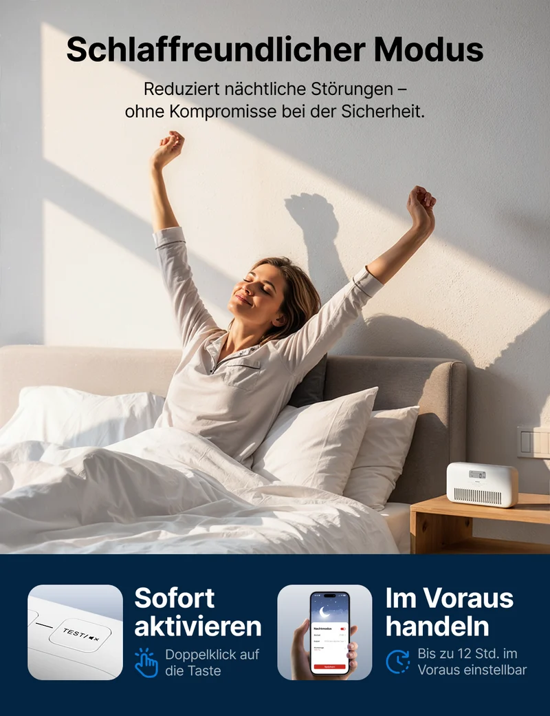 XC0M-iR Smarter Kohlenmonoxidmelder
