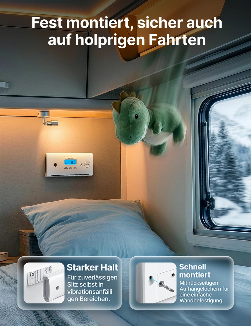 XC0N-SR Unabhängiger Kohlenmonoxidmelder