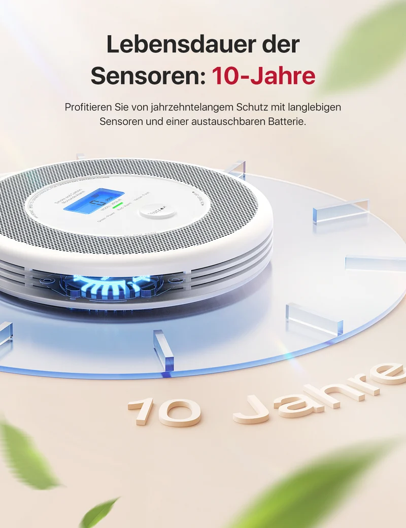 XP0A-iR Smarter Rauch- und Kolenmonoxidmelder