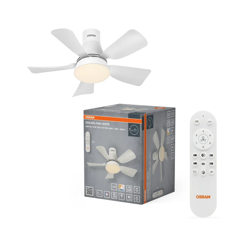 OSRAM LED Deckenventilator Leste 445mm 21W CCT