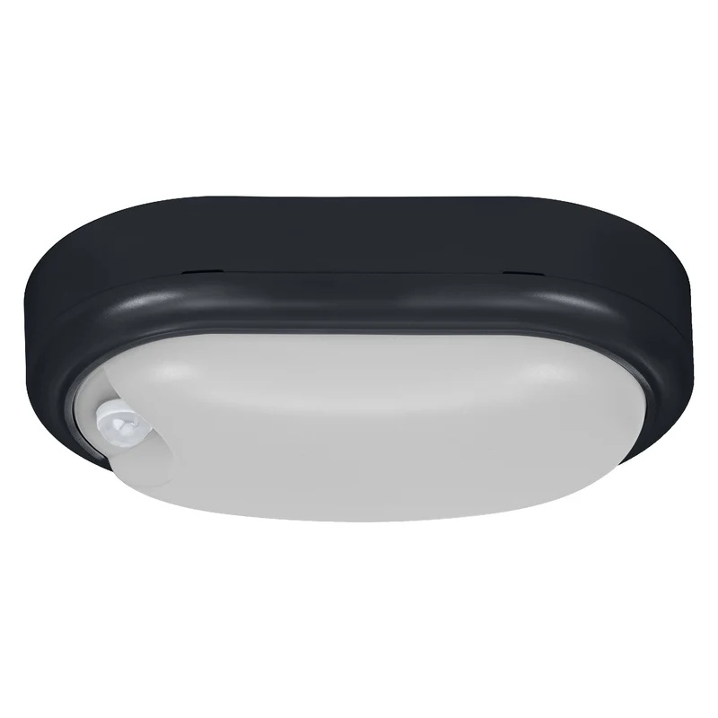 OSRAM LED BULKHEAD MOTUS OVAL Deckenleuchte 15W, 3000K-6500K, CCT, Schwarz