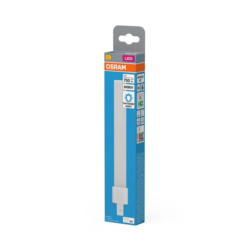 OSRAM DULUX LED S11 EM & AC MAINS Stablampe, 6W, 6500K, Kaltweiß, G23