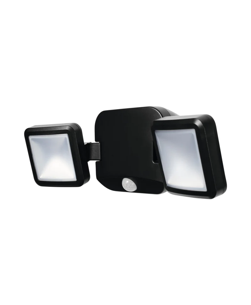 OSRAM Battery Spotlight, Außenleuchte, Schwarz, 10W, 4000K, IP54, Licht- und Bewegungssensor, batteriebetrieben, einfache Montage, 480 lm