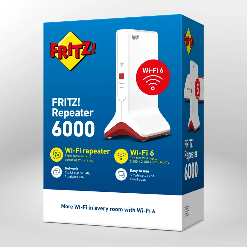 FRITZ!Repeater 6000 | Mesh Wi-Fi Extender