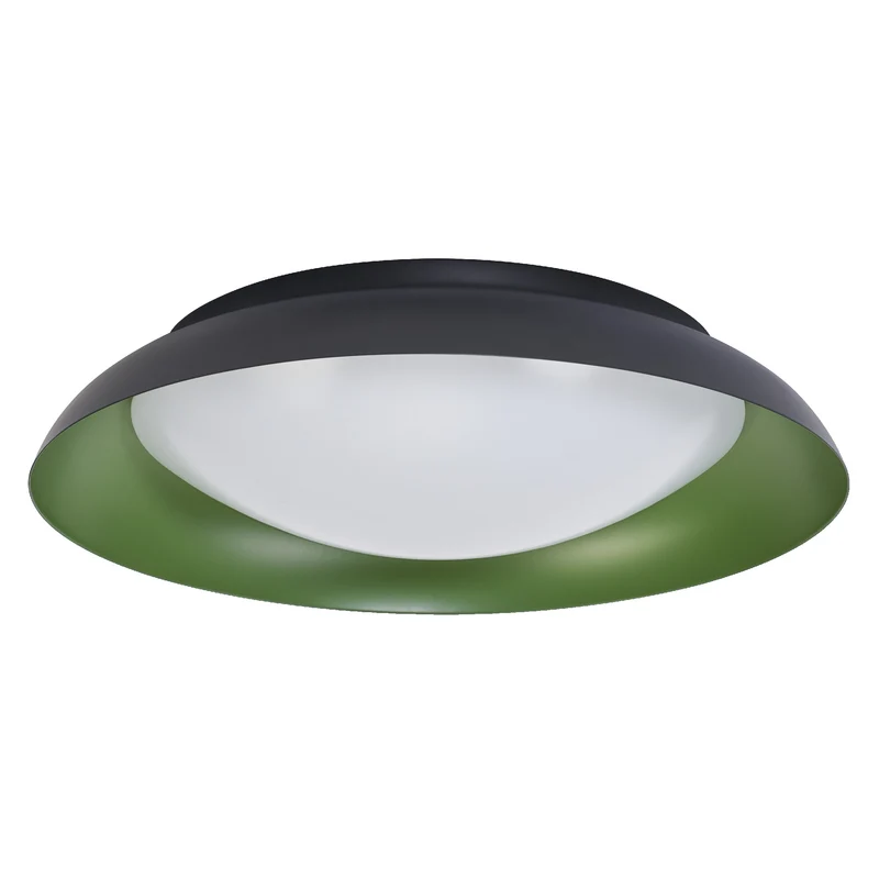 OSRAM ORBIS Plate Deckenleuchte 35W 430mm schwarz/grün