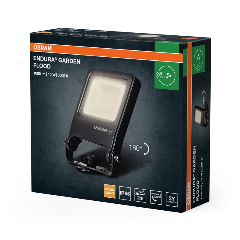 OSRAM ENDURA® Garten-Außenstrahler Spike 10W 3000K