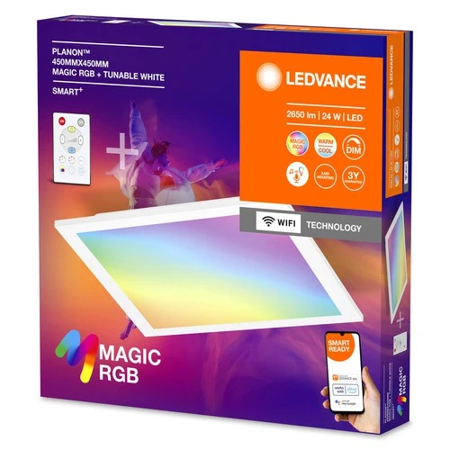 LEDVANCE SMART+ WIFI Magic Panelleuchte 24W, 2400lm, 45x45cm, weiß