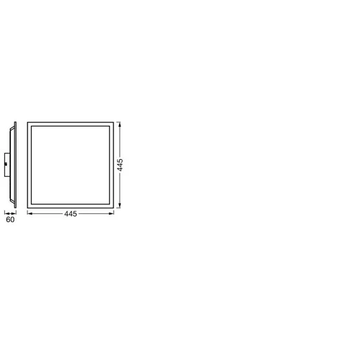 LEDVANCE SMART+ WIFI Magic Panelleuchte 24W, 2400lm, 45x45cm, weiß