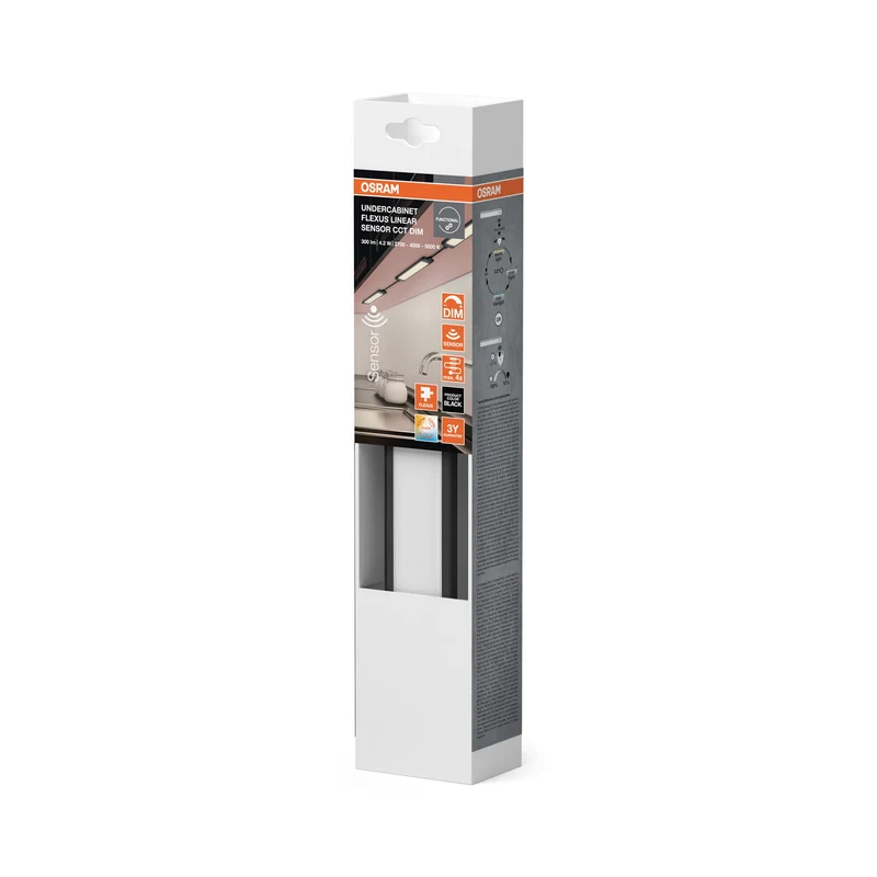 OSRAM Unterbauleuchte Flexus Linear 30cm 4,2W CCT dimmbar Schwarz