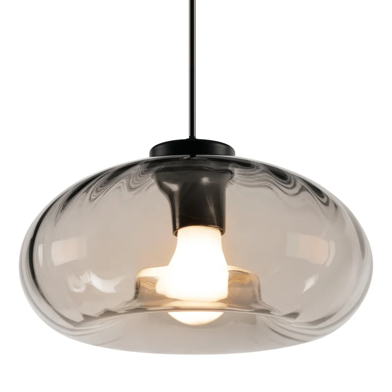 OSRAM DECOR Smoke Glass Pendelleuchte E27 Schwarz