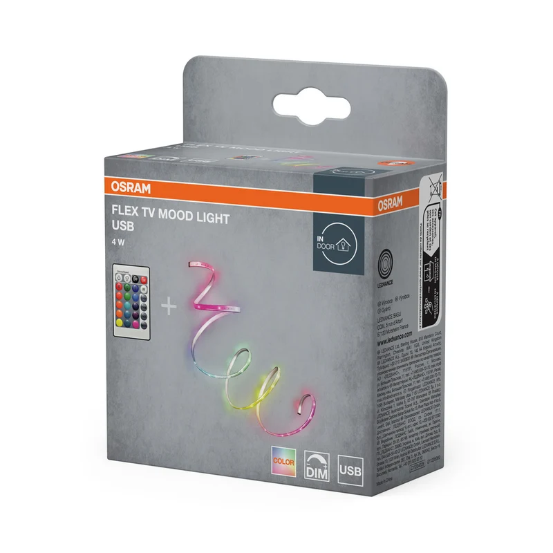 OSRAM FLEX TV MOOD LIGHT RGB REMOTE CONTROL USB LED Streifen,
