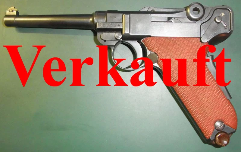 Verkauft Pistole Parabellum 1929 rG