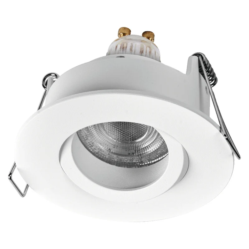 OSRAM Matter SMART+ LED smarter Einbauspot Bad GU10 IP65 schwenkbar 4.7W RGBW Weiß ⌀68 mm