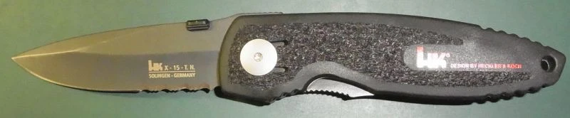 Klappmesser H&K Drop Point schwarz