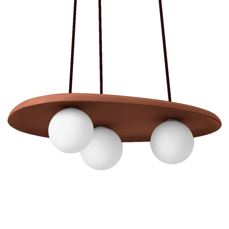 OSRAM DECOR Clay Nest Pendant Pendelleuchte 3xG9 Brown