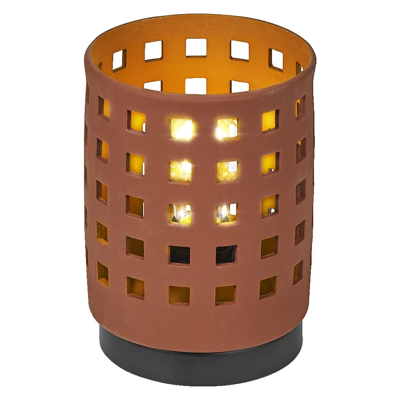 OSRAM DECOR Clay Windows Table Tischleuchte 1xE27 Brown