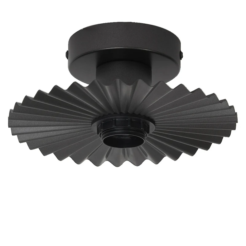OSRAM DECOR Plisse Ceiling Deckenleuchte E27 Dark Grey