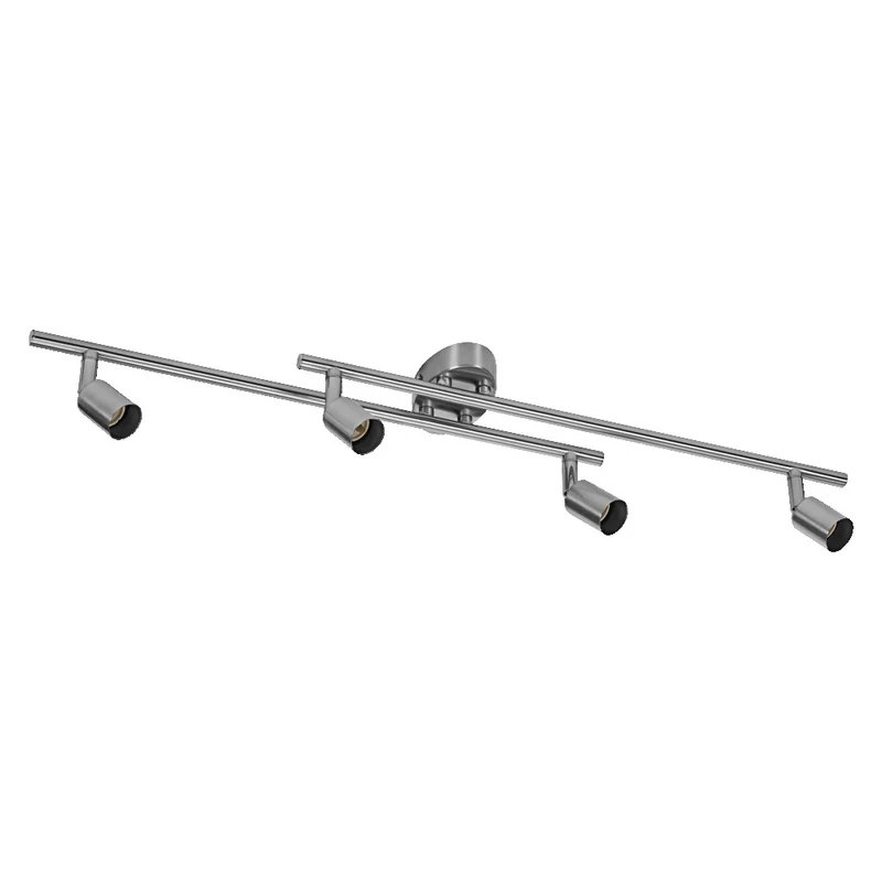 OSRAM LED Spot Cylinder Deckenleuchte 4xGU10 Gebürstetes Nickel