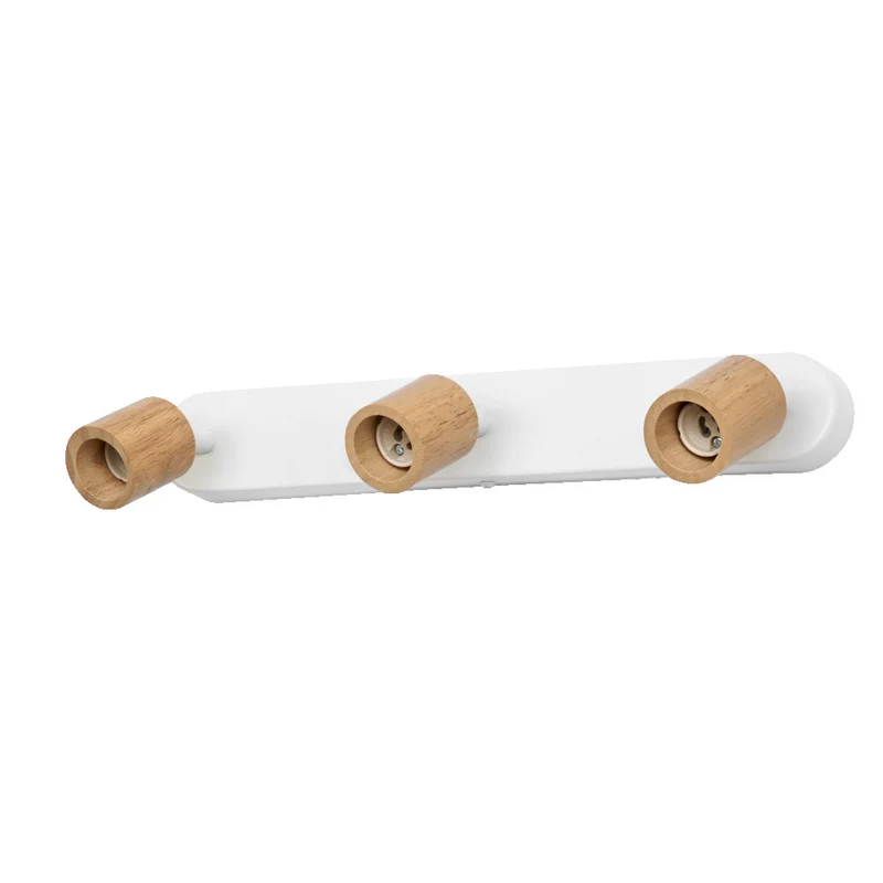 OSRAM LED Spot Brick Deckenleuchte 3xGU10 Weiß und Holz
