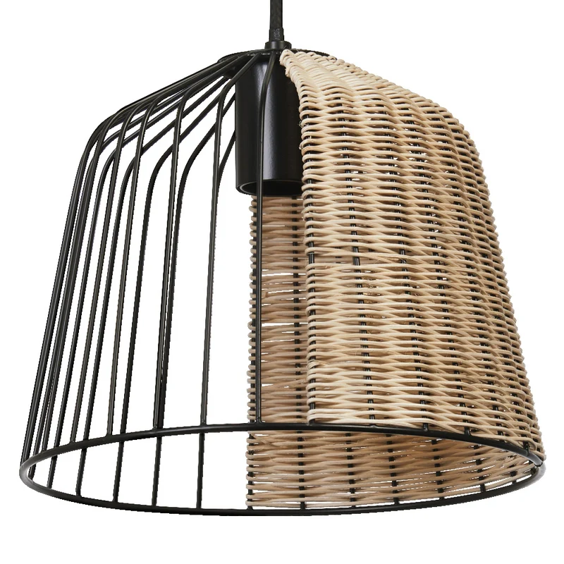 OSRAM DECOR Cage Bell Pendelleuchte, schwarz/braun, E27