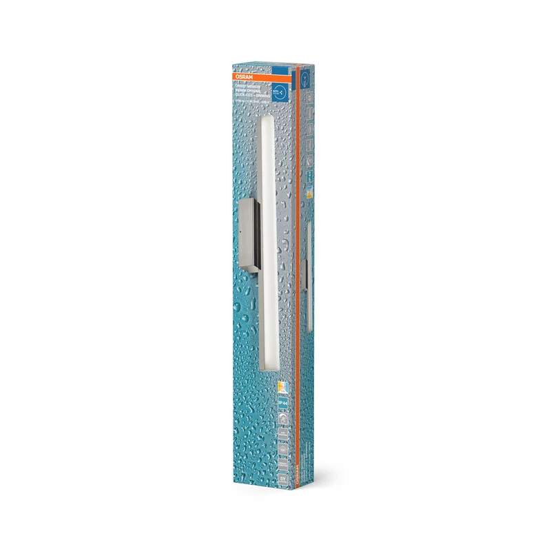 OSRAM Orbis Mirror Spiegelleuchte, Badezimmer, Click-CCT, 10W, 60cm, Chrom, IP44