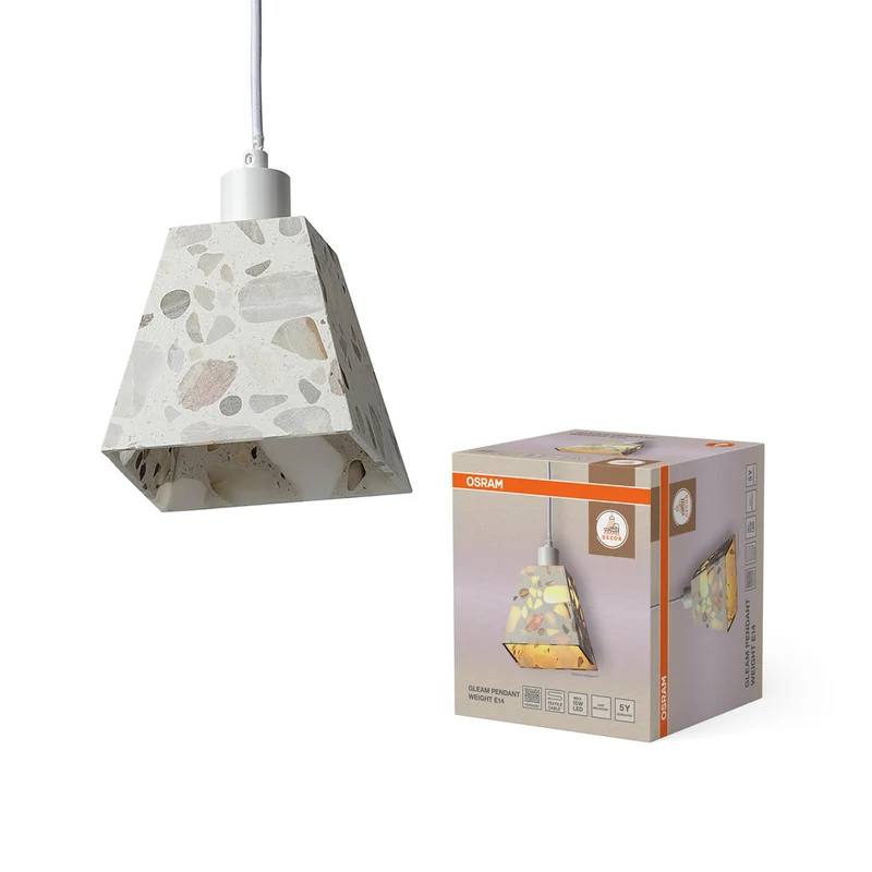 OSRAM DECOR Gleam Pendelleuchte Weight E14 Weiß