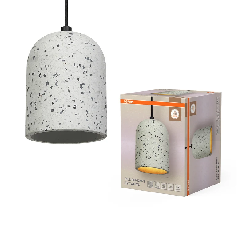 OSRAM DECOR Pill Pendant Pendelleuchte 1xE27 White
