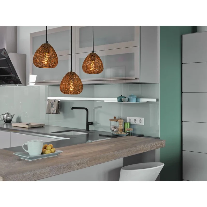 OSRAM DECOR Paper Drop Pendant Pendelleuchte Linear 3xE27 Beige
