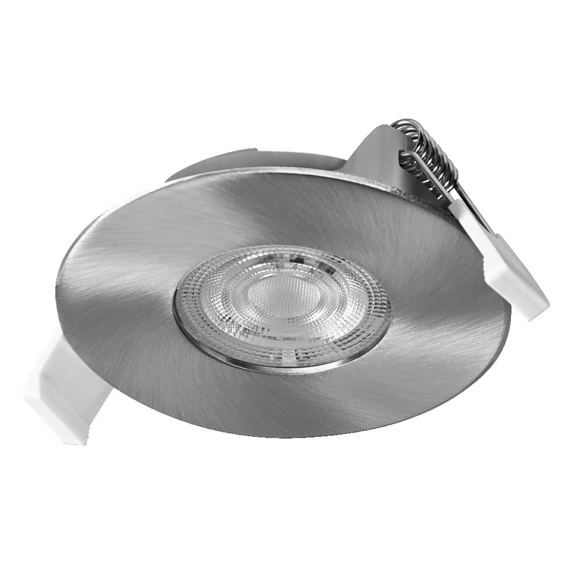 OSRAM LED Spot Recess Bad Einbaustrahler Set GU10 Click 4.5W Grünmessing ⌀68 mm