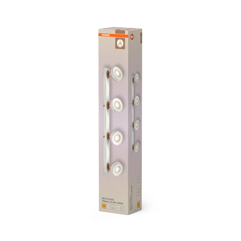 OSRAM DECOR SPOT PLUTO Deckenleuchte, 19,2W, 1.250lm, weiß