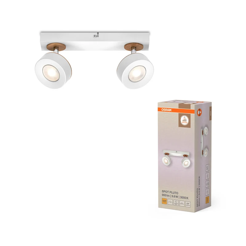 OSRAM DECOR SPOT PLUTO Deckenleuchte, 9,6W, 615lm, weiß