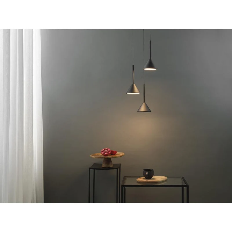 OSRAM DECOR Fuji 3XPendant Pendelleuchte PL 13W 930 Black