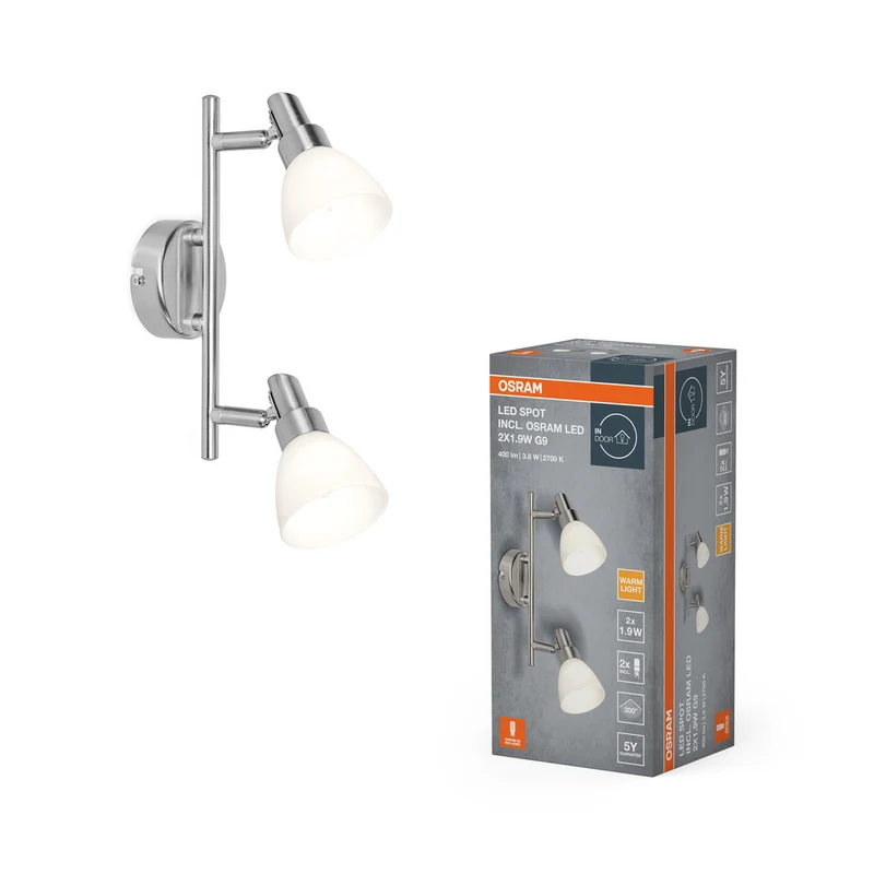 OSRAM LED SPOT G9 G9 2 x 1.9W , 400 lm, 2700 K, Warmweiß