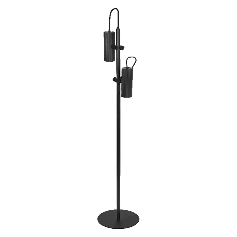 OSRAM DECOR Drums Floor Stehleuchte 2xGU10 Black
