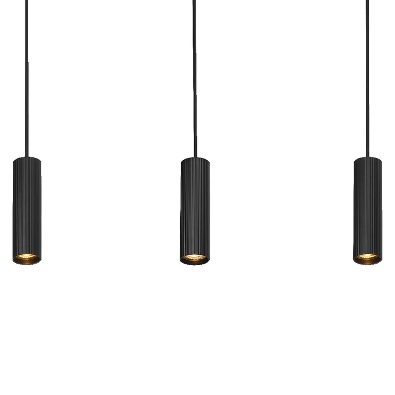 OSRAM DECOR Drums LED Pendelleuchte Schwarz, 3-flammig, GU10