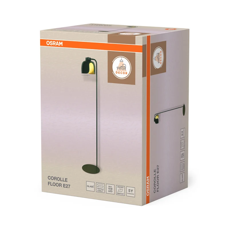 OSRAM DECOR Corolle Stehleuchte E27 Grün