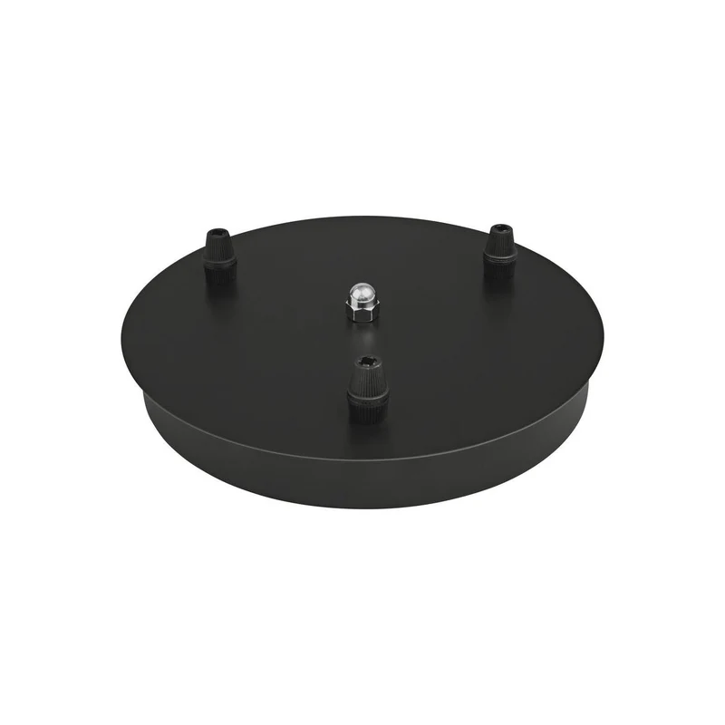 OSRAM Vintage Edition 1906, Canopy schwarz, Halterung für OSRAM Vintage 1906 Pendulum Leuchten, Aluminium Gehäuse