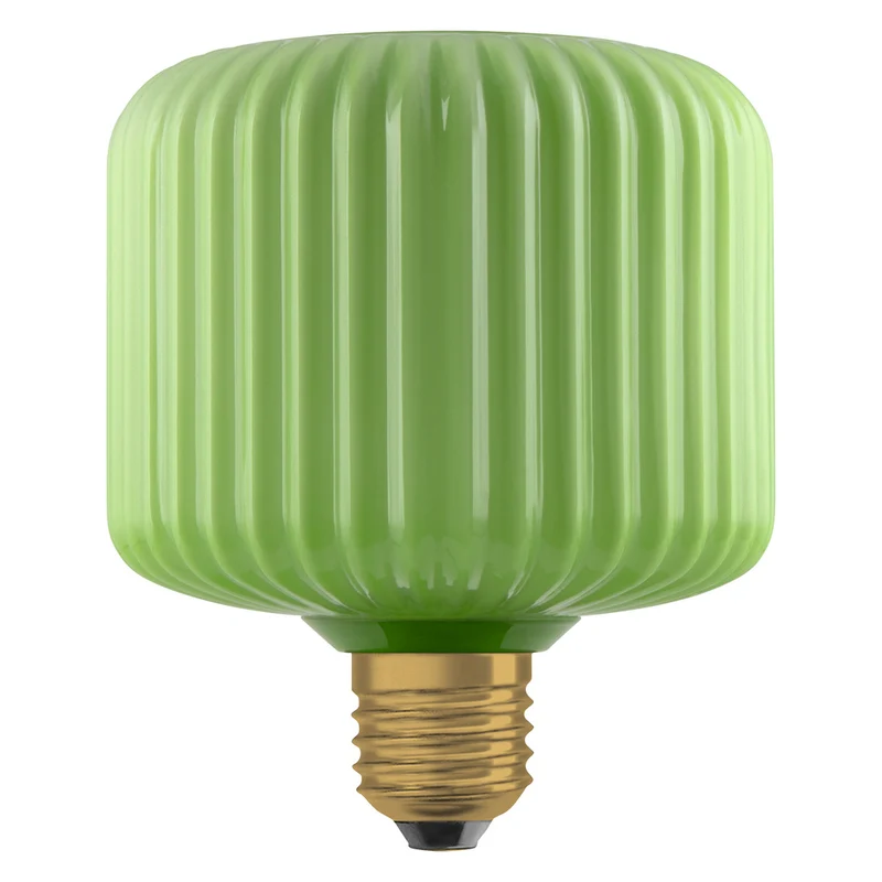 OSRAM DECOR LED-Lampe farbiges Glas quadratisch grün