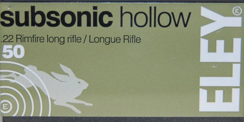 Kleinkaliberpatrone Eley Subsonic Hollow
