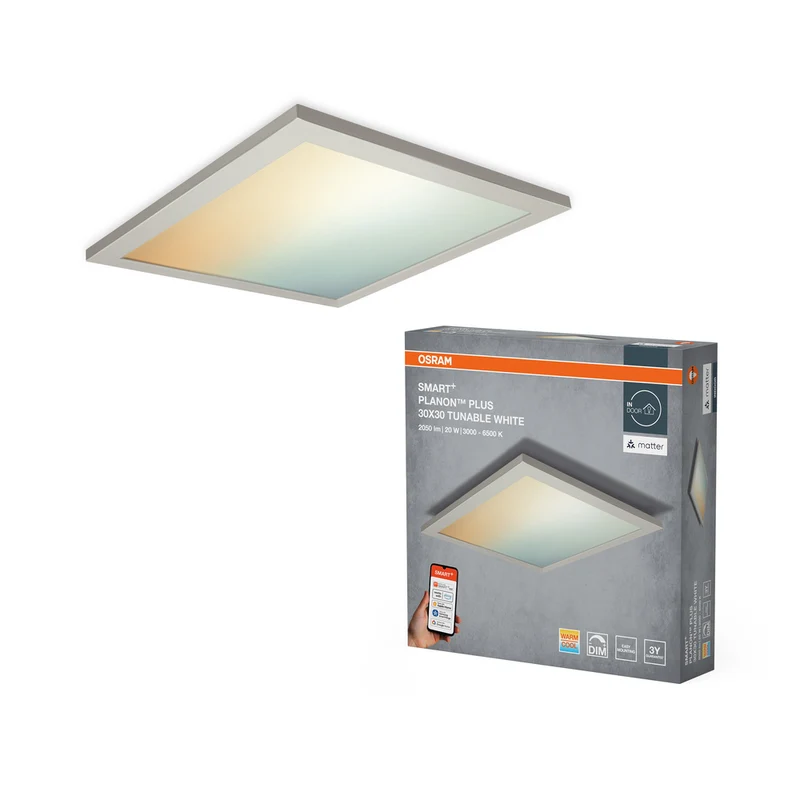 OSRAM Matter SMART+ PLANON PLUS LED Panel Tunable Weiß 300X300